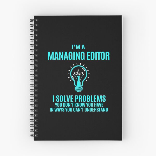 Item preview, Managing Editor T Shirt - I Solve Problems Gift Item Tee designed and sold by emorestste.