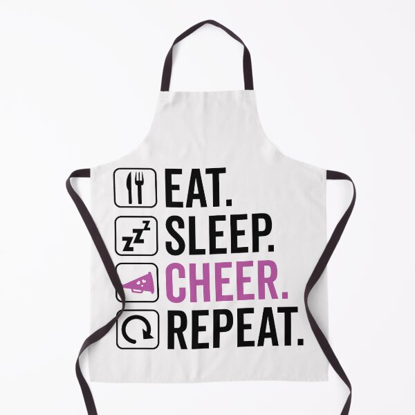Item preview, Cheerleader Eat Sleep Cheer Repeat Love Cheerleading designed and sold by clothesy7.