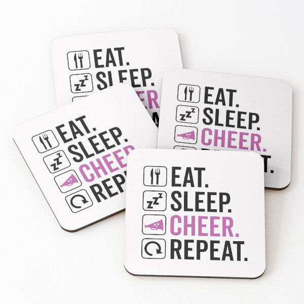 Item preview, Cheerleader Eat Sleep Cheer Repeat Love Cheerleading designed and sold by clothesy7.