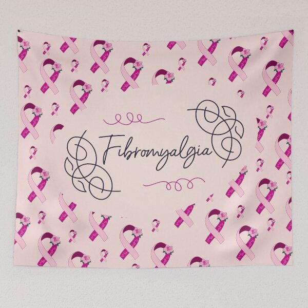 Item preview, Fibromyalgia Awareness, Fibromyalgia Ribbon Pattern designed and sold by AnsDesigns.
