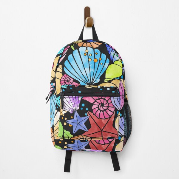 Item preview, Colorful conchs and shells with colorful bubbles designed and sold by Soumita.