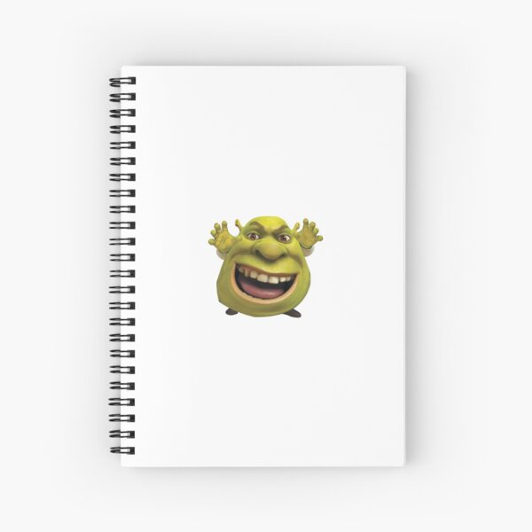 Shrek meme Spiral Notebook for Sale by yyyeseniaa