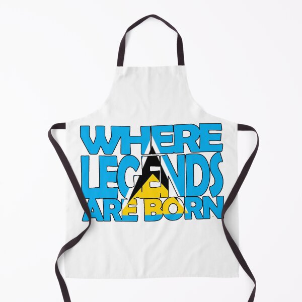 Item preview, St Lucia Flag - Where Legends Are Born - Saint Lucian designed and sold by Soca-Mode.