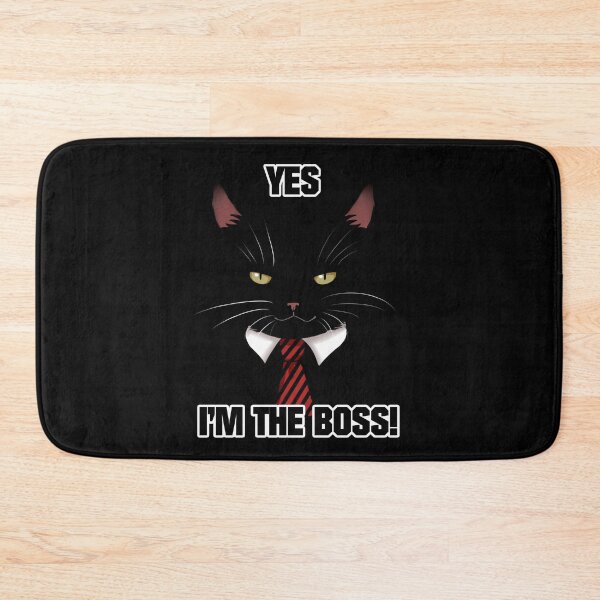 Item preview, Black cat i'm the boss designed and sold by gattoshou1.