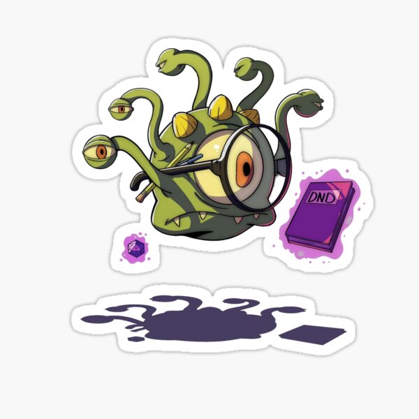 Item preview, Beholder Playing DnD designed and sold by ToplineDesigns.