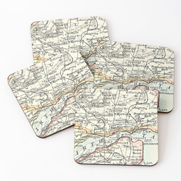Item preview, DUNDEE & surrounding area map 1899 designed and sold by yourscotland.