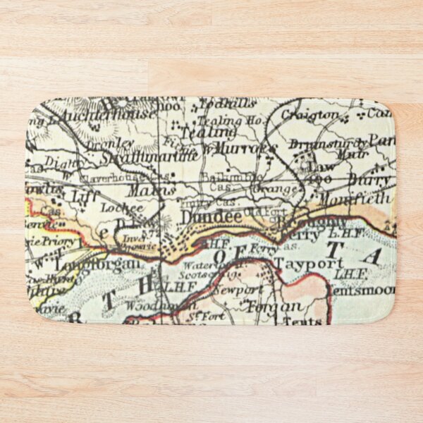 Item preview, DUNDEE & surrounding area map 1899 designed and sold by yourscotland.