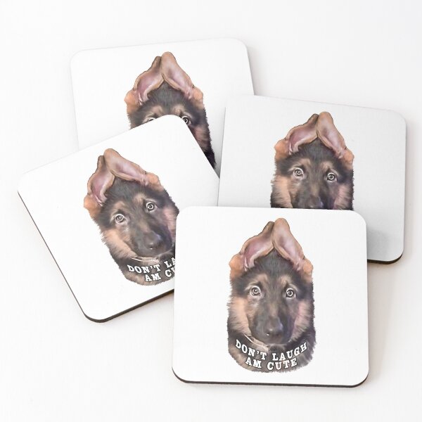 Item preview, German Shepherd Dont Laugh Im Cute designed and sold by LRGraphics.