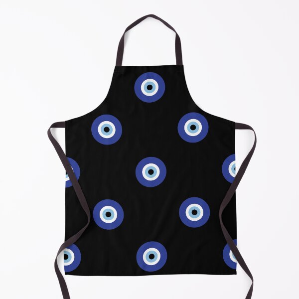 Item preview, Evil eye repeat pattern on black designed and sold by BLMcreations.
