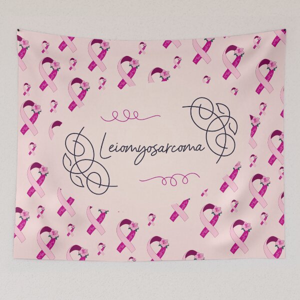 Item preview, Leiomyosarcoma Awareness, Leiomyosarcoma Ribbon pattern designed and sold by AnsDesigns.
