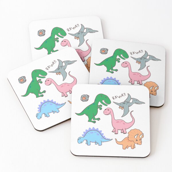 Item preview, Bunch o' Dinosaurs (White Background) Objects designed and sold by Ratch2929.