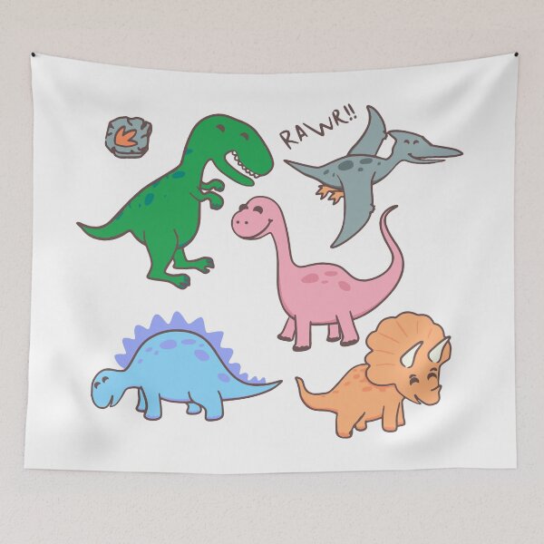 Item preview, Bunch o' Dinosaurs (White Background) Objects designed and sold by Ratch2929.