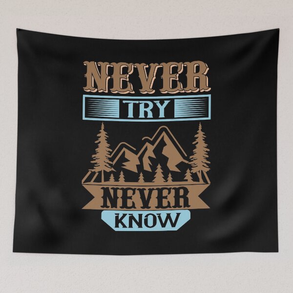 Item preview, Never try never know designed and sold by nellylebrun.