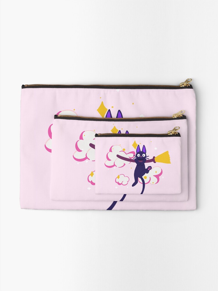 Jiji Ghilbli on a broom Makeup Bags sold by Emma Fitzgerald SKU