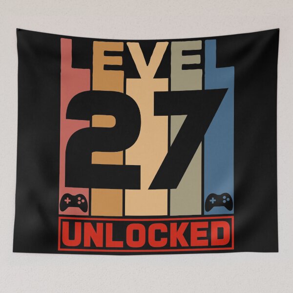 Item preview, Level 27 Unlocked - Born in 1994 Gaming - 27th Birthday Anniversary Video Game Father's Day Christmas Present. designed and sold by ALITOPRINCE.