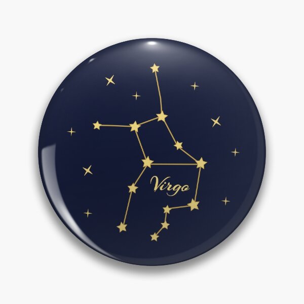 Item preview, Virgo Night - Astrology and Astronomy pattern with Virgo Constellation, Symbols and Stars designed and sold by Astrowl-.