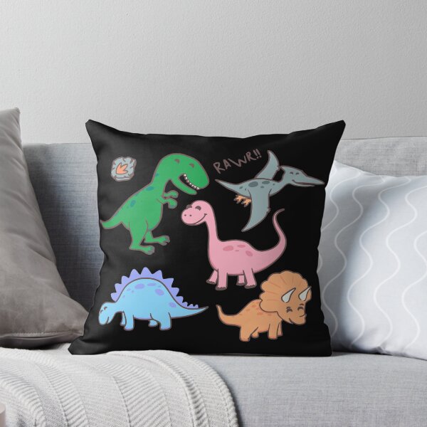 Item preview, Bunch o' Dinosaurs (Black Background) designed and sold by Ratch2929.