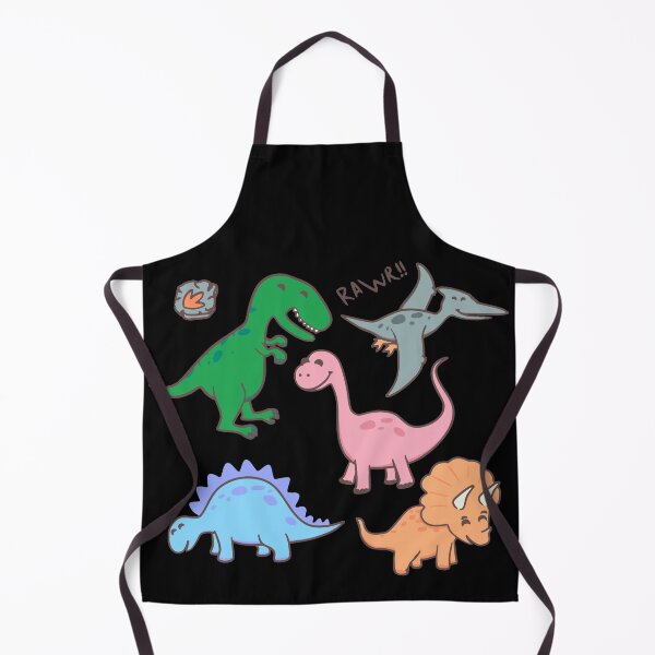 Item preview, Bunch o' Dinosaurs (Black Background) designed and sold by Ratch2929.