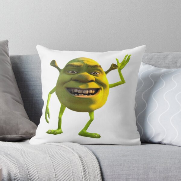 Shrek meme Throw Pillow for Sale by Pulte