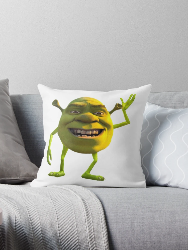 Shrek meme Throw Pillow for Sale by Pulte