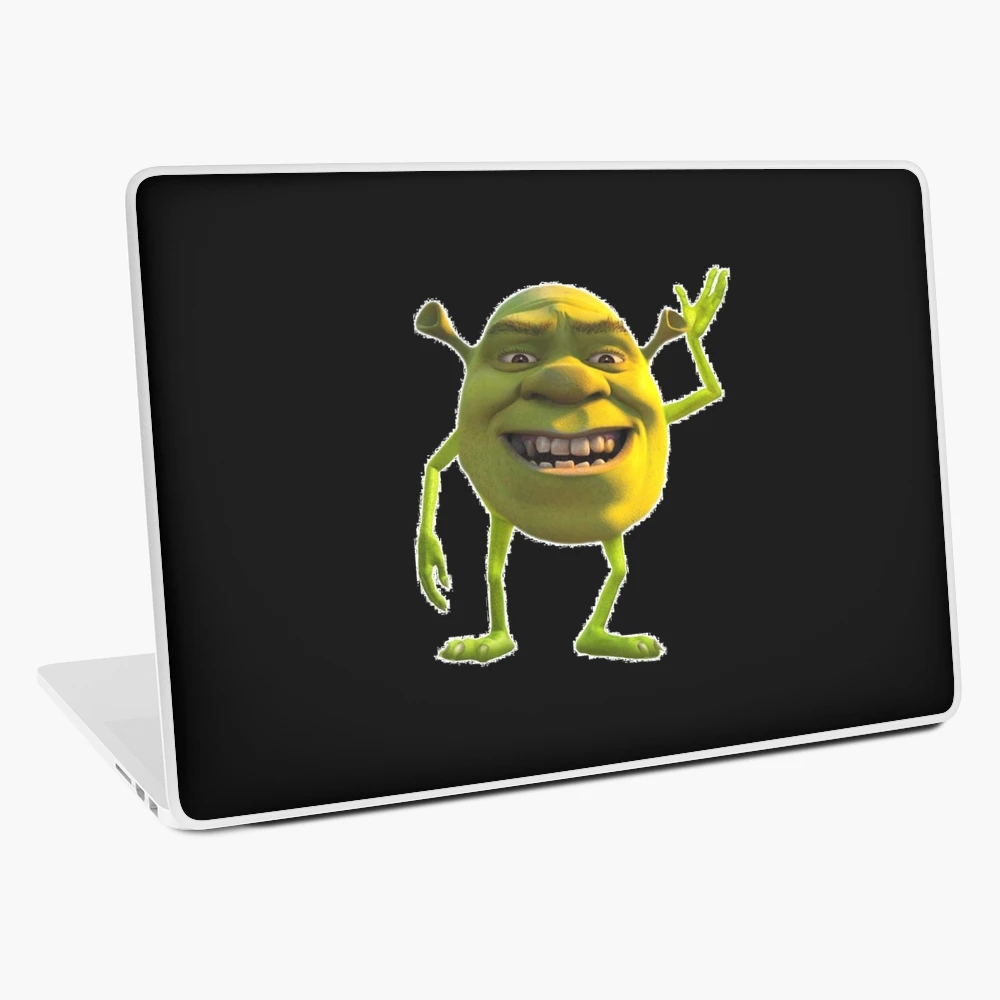 Derp Shrek meme | Laptop Skin