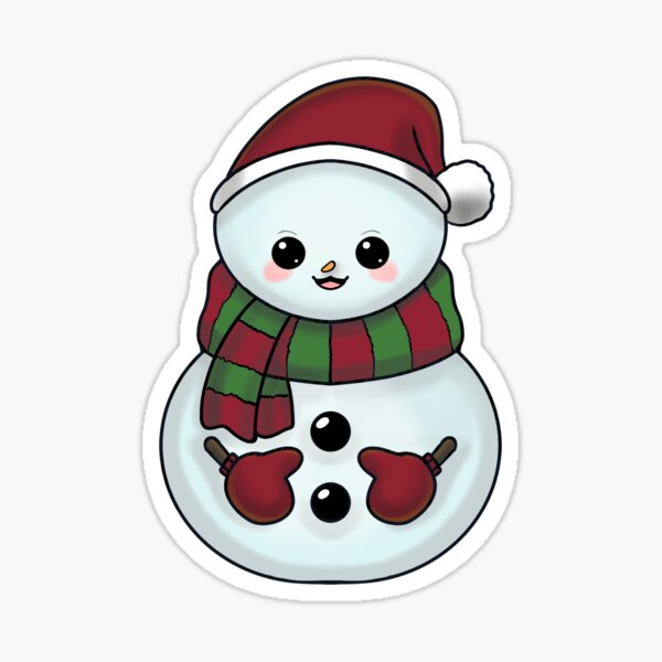 Cute Snowman Sticker