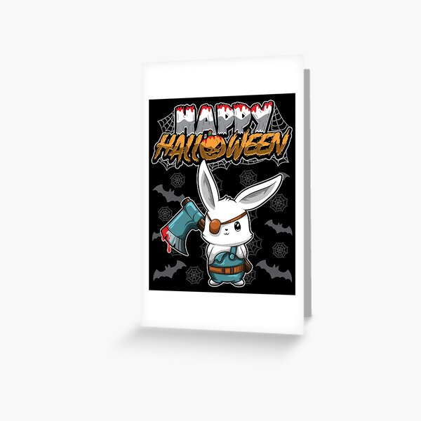 Item preview, Happy Halloween - Disguised Rabbit Bunny designed and sold by anziehend.