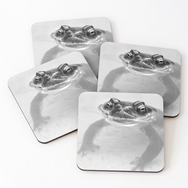 Item preview, Floating Toad in Black and White designed and sold by StampCity.