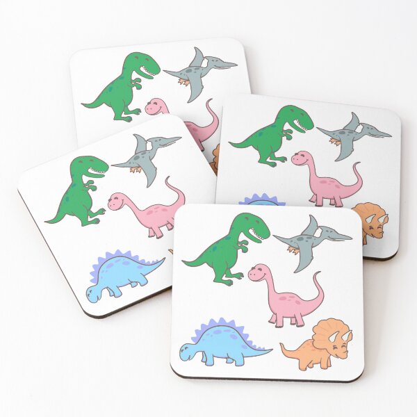 Item preview, Bunch o' Dinosaurs (White Background) No text designed and sold by Ratch2929.