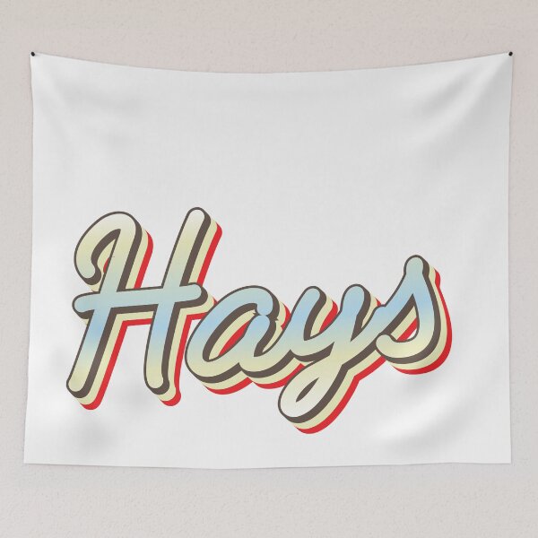 Item preview, Hays College Town Script 1 designed and sold by Lokalista.