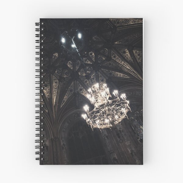Item preview, Gothic Architecture Interior with Golden Chandelier in London, United Kingdom designed and sold by LaceySkies.