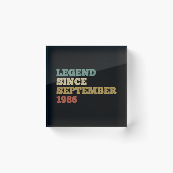 Item preview, vintage 1986 shirt, 35th birthday, 35th birthday shirt, september birthday shirt, september shirt, september birthday designed and sold by T-DESIGNEDZ.