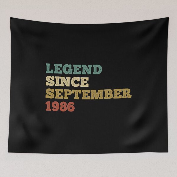 Item preview, vintage 1986 shirt, 35th birthday, 35th birthday shirt, september birthday shirt, september shirt, september birthday designed and sold by T-DESIGNEDZ.
