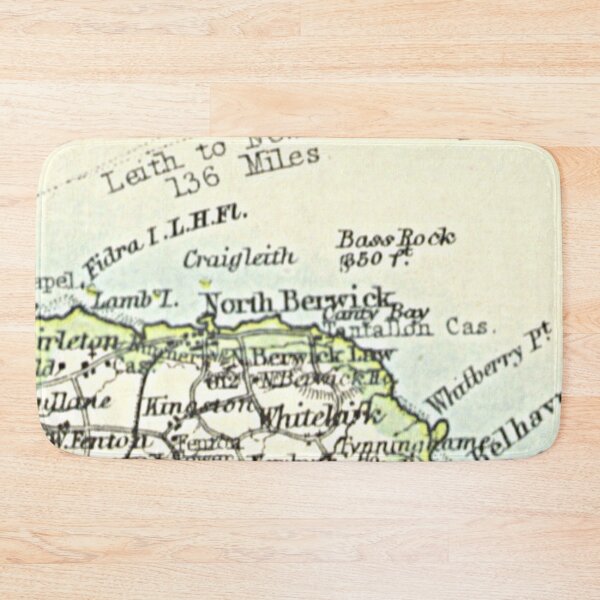 Item preview, NORTH BERWICK & surrounding area map 1899 designed and sold by yourscotland.