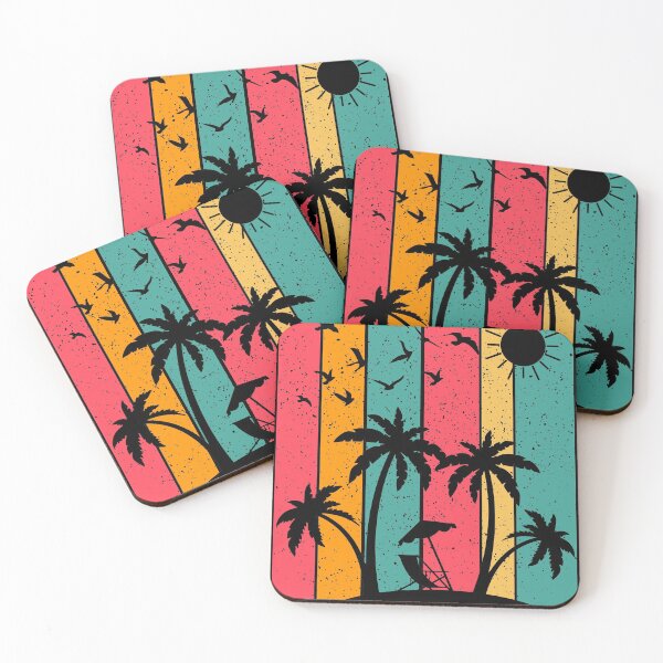 Item preview, Retro Sunset at the Beach designed and sold by desire313.