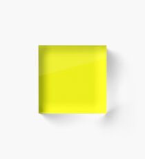 Yellow Acrylic Block