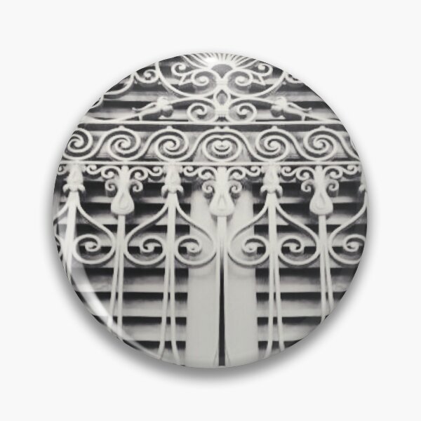 Item preview, White Ornamental Symmetrical Architecture Gate in Como, Italy designed and sold by LaceySkies.