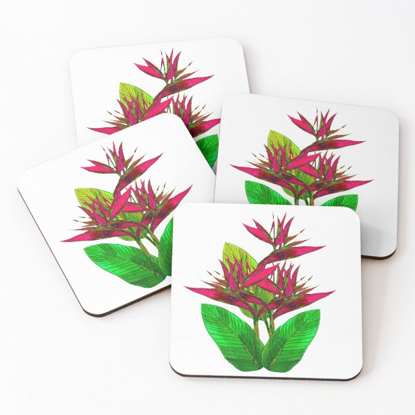 Item preview, Enchanted strelitzia pattern by Marcia Ribeiro designed and sold by bymarciaribeiro.