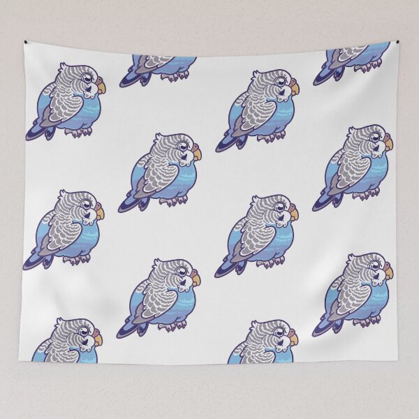 Item preview, Cute Chibi Blue Parakeet - Female designed and sold by itcouldbechibi.