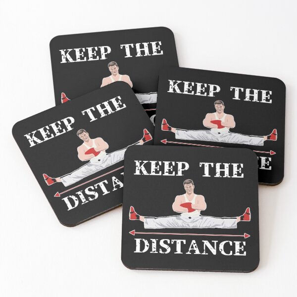 Item preview, JCVD Keep The Distance designed and sold by KingsManKind.