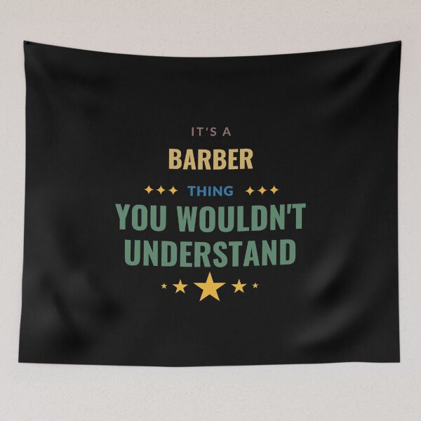 Item preview, It's a Barber Thing You Wouldn't Understand designed and sold by Crafty-Mornings.