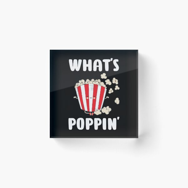 Item preview, What's Poppin Popcorn Bag Funny Carnival Party Gift designed and sold by Lenny Stahl.