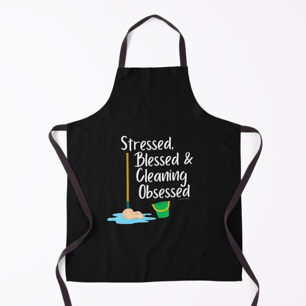 Item preview, Stressed Blessed and Cleaning Obsessed Mop Bucket Novelty Gifts designed and sold by SavvyCleaner.