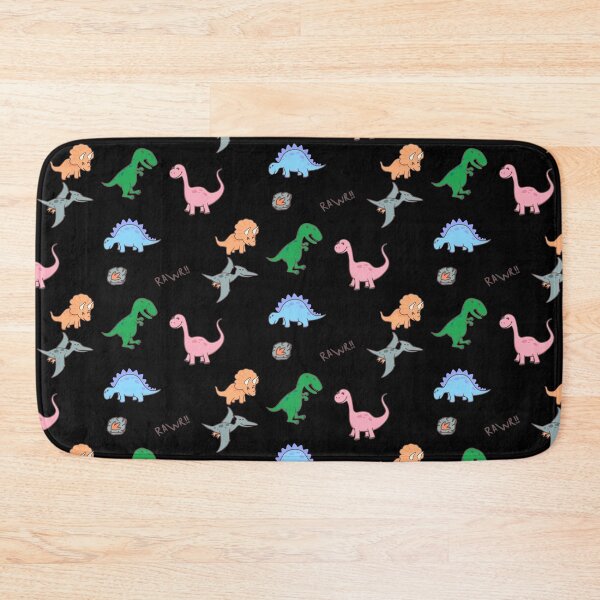 Item preview, Bunch o' Dinosaurs (Black Background) designed and sold by Ratch2929.