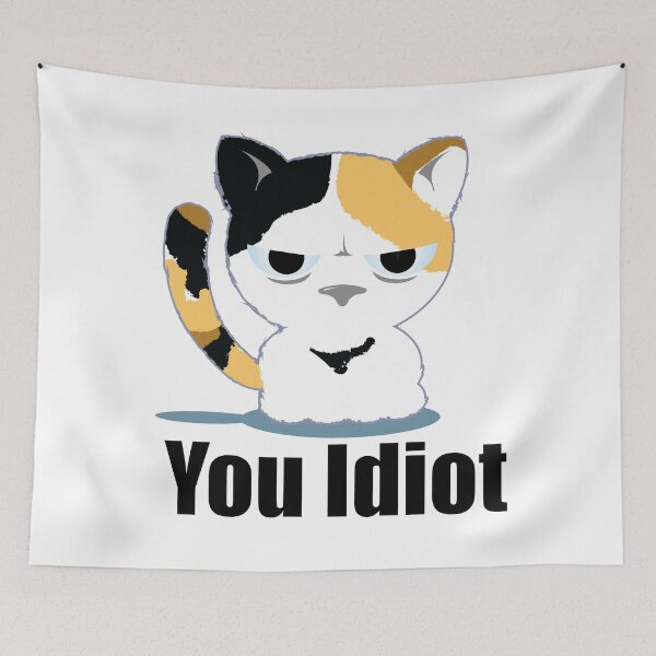 Item preview, Grumpy Cat Calico - You Idiot designed and sold by sunsunyy.