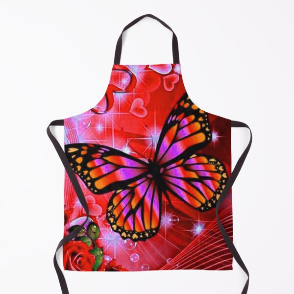 Item preview, Shiny red butterfly love designed and sold by NexusArts.