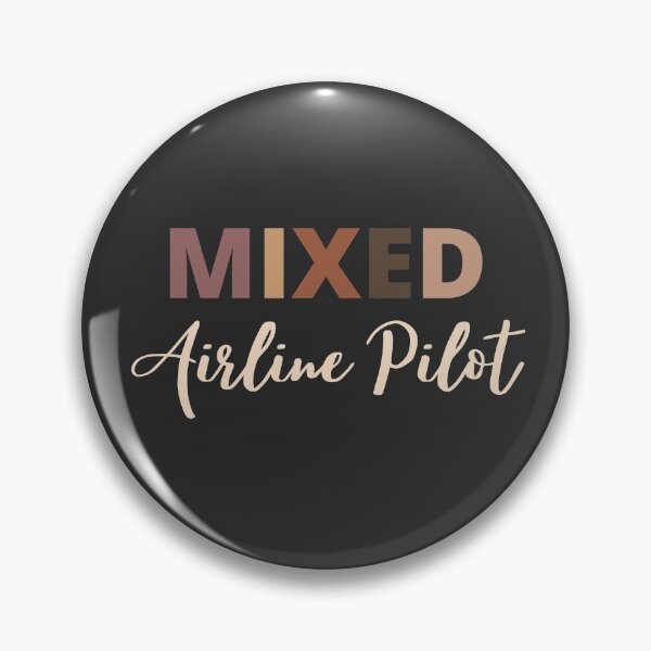 Item preview, Mixed Race Airline Pilot designed and sold by LAST WEEK'S STOLEN AESTHETICS.