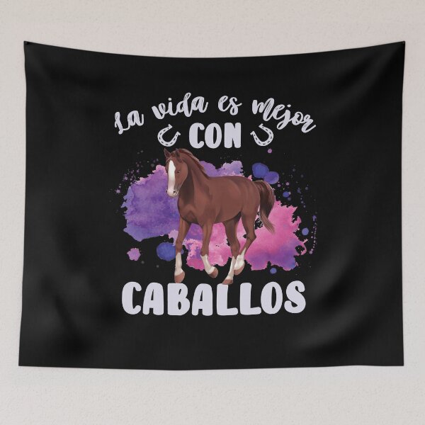 Item preview, Jinete regalo: la vida es mejor con caballos - mujer / niña designed and sold by Lenny Stahl.