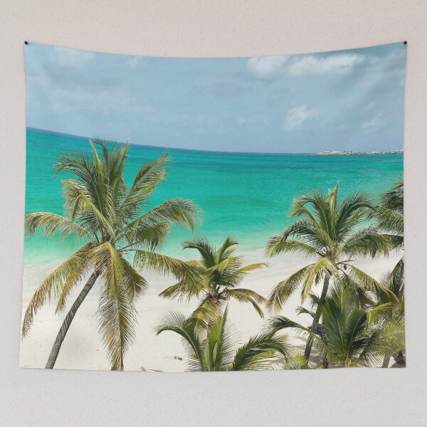 Item preview, Sunny Day At The Beach With Palm Trees  designed and sold by Barolina.