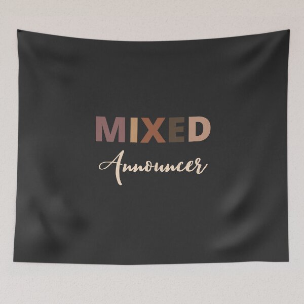 Item preview, Mixed Race Announcer designed and sold by LAST WEEK'S STOLEN AESTHETICS.